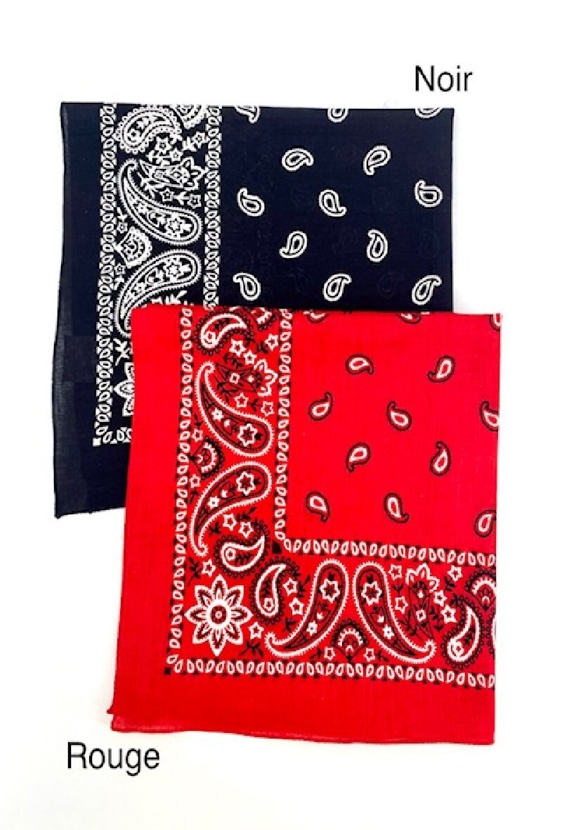 Grossiste Cowo-collection - Foulard Carré Bandana