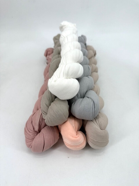 Grossista Cowo-collection - Sciarpe di cotone intrecciato puro a tinta unita