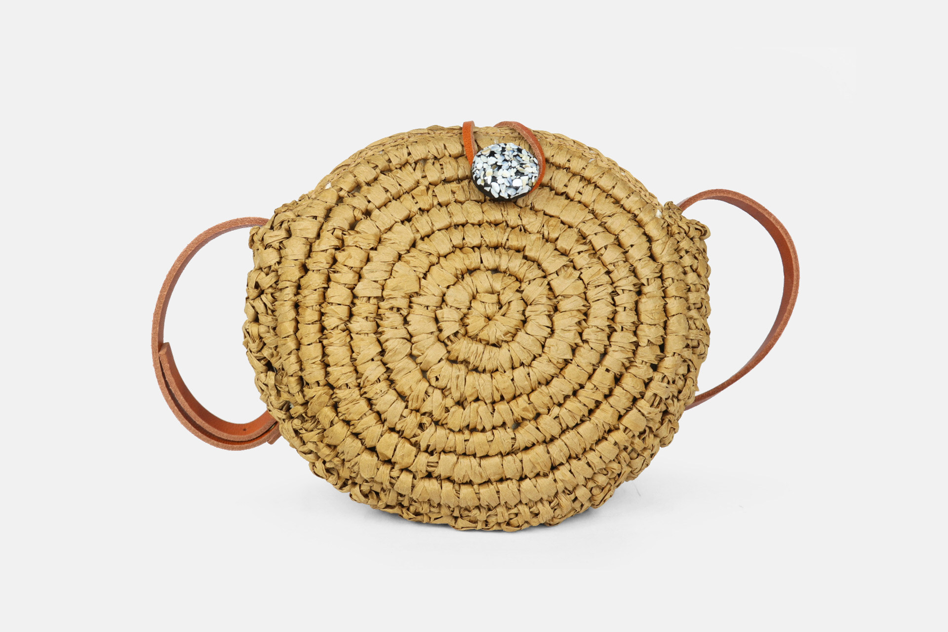 Grossiste Crazy lou - Sac en papier et cuir de vachette