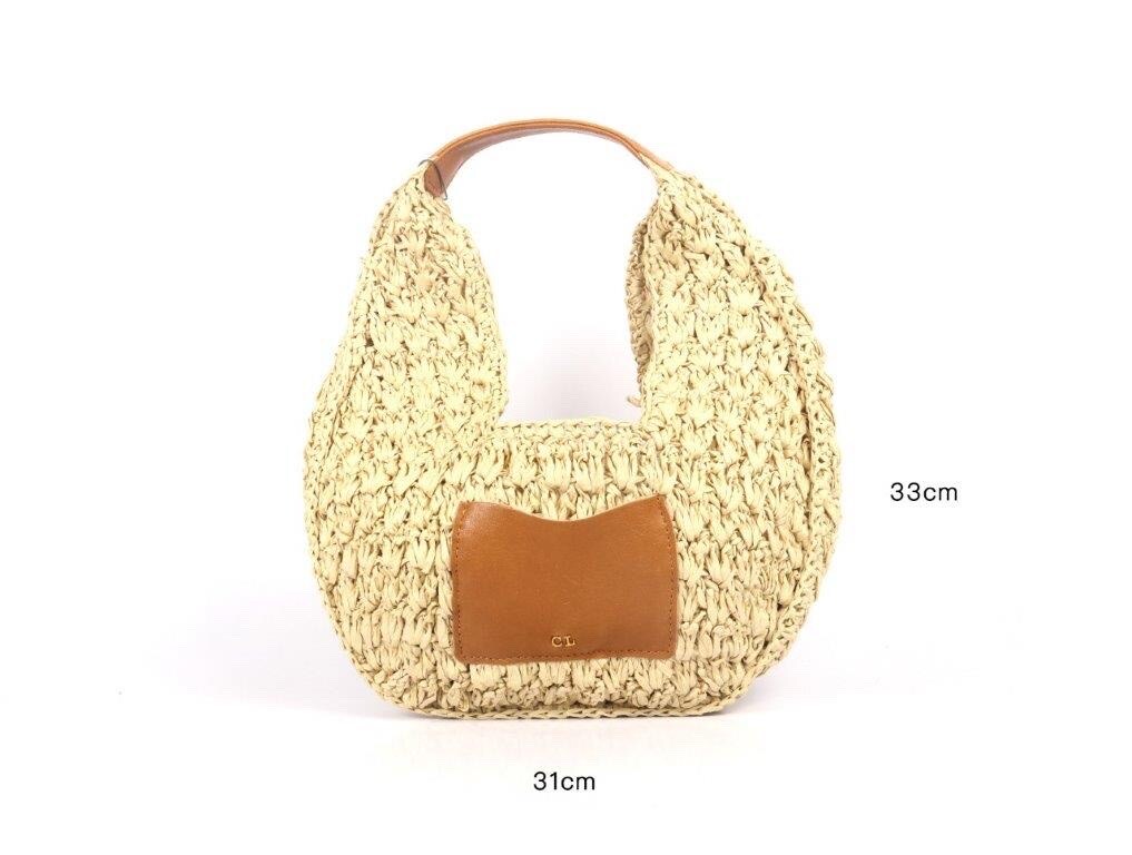 Grossiste Crazy lou - Sac en papier tressé et cuir