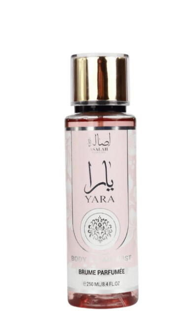 Mayorista Crystal Auber - Yara Rose Perfumed Mist 250ML - Bruma Fragancia
