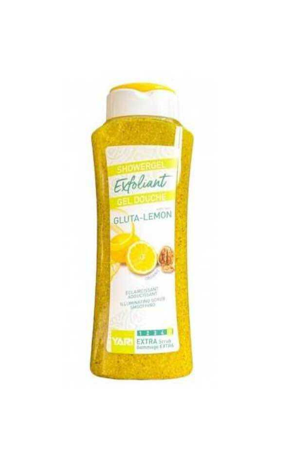 Grossista Crystal Auber - Gel doccia esfoliante 500 ml di gluta-limone