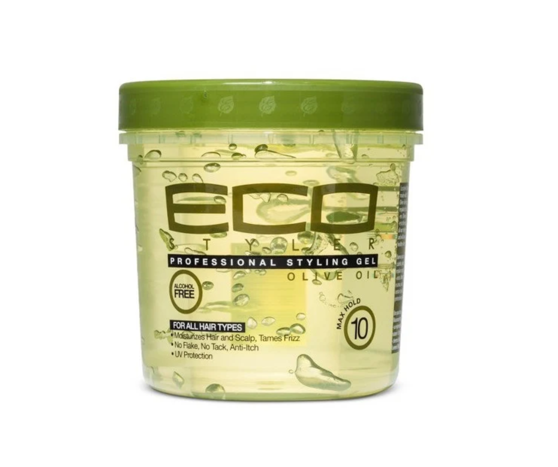 Grossista Crystal Auber - Gel per capelli EcoStyler all'olio d'oliva - 16 oz