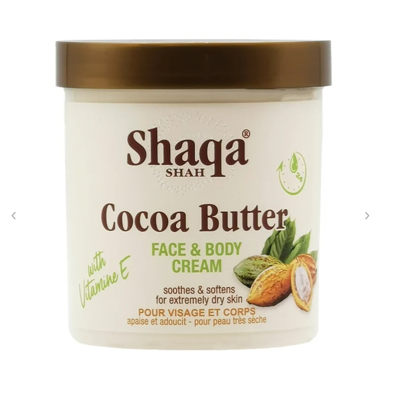 Grossista Crystal Auber - Crema per il viso e il corpo al burro di cacao Shaqa - 450ml