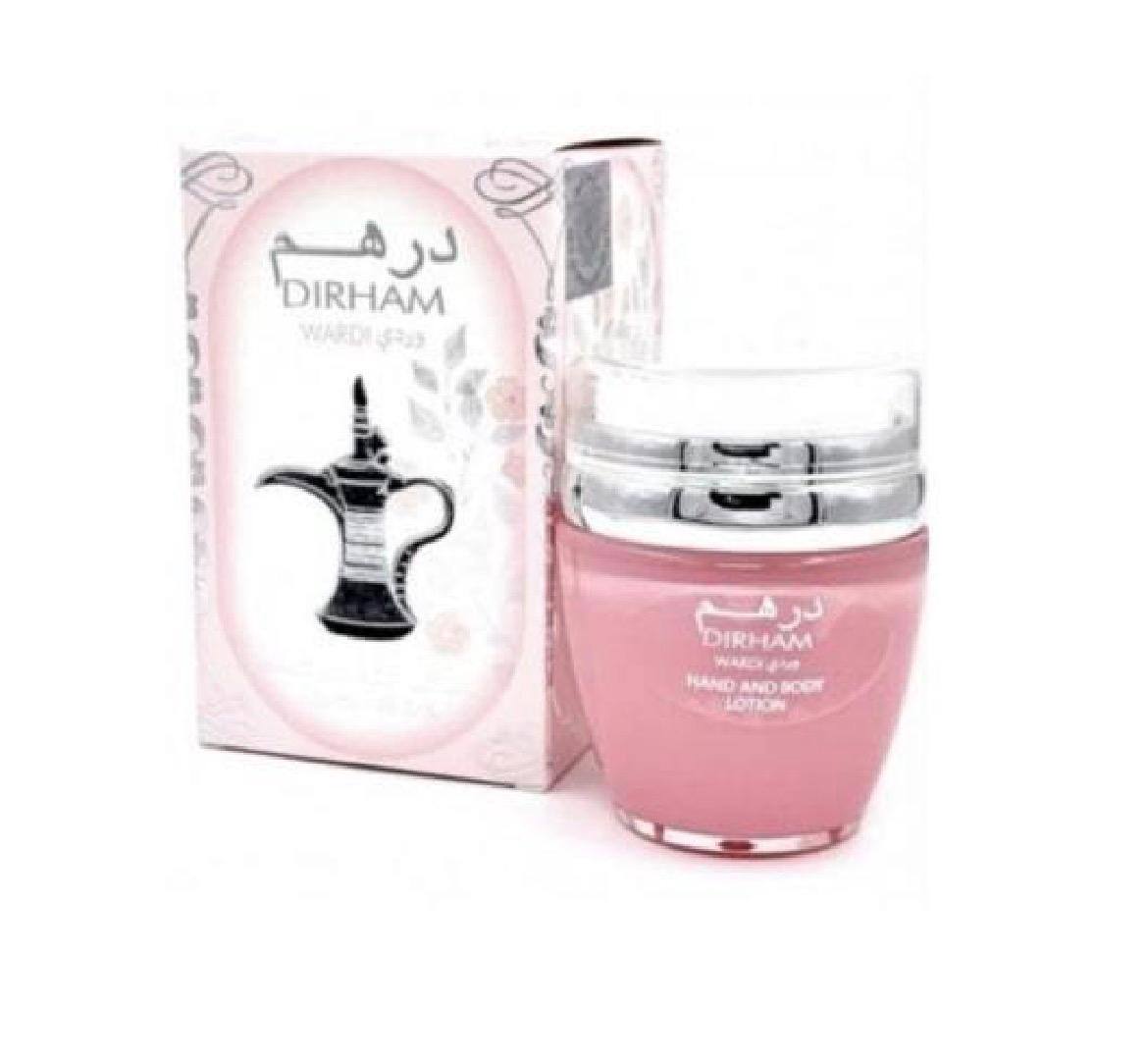Mayorista Crystal Auber - LOCIÓN DE MANOS Y CUERPO DIRHAM WARDI 30GR (ARD AL ZAAFARAN)