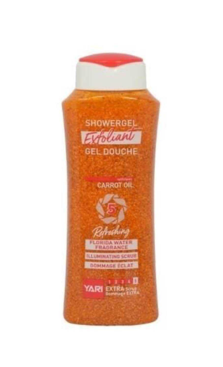 Mayorista Crystal Auber - Gel de ducha exfoliante en aceite de zanahoria