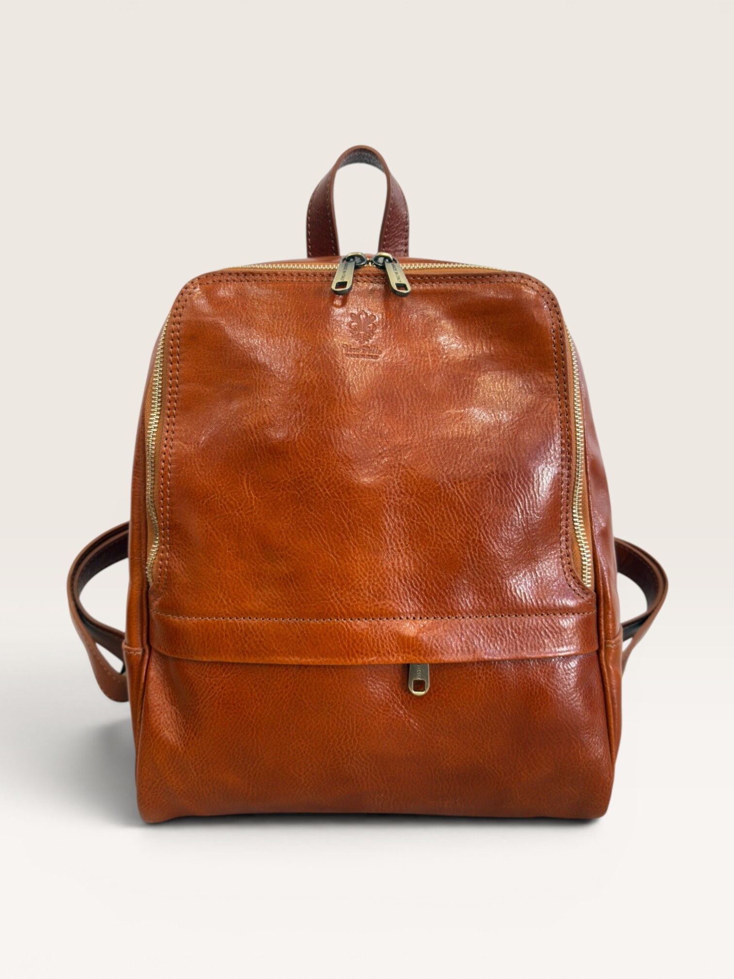 Mayorista CUOIO & CHIC - Mochila unisex de cuero acolchado