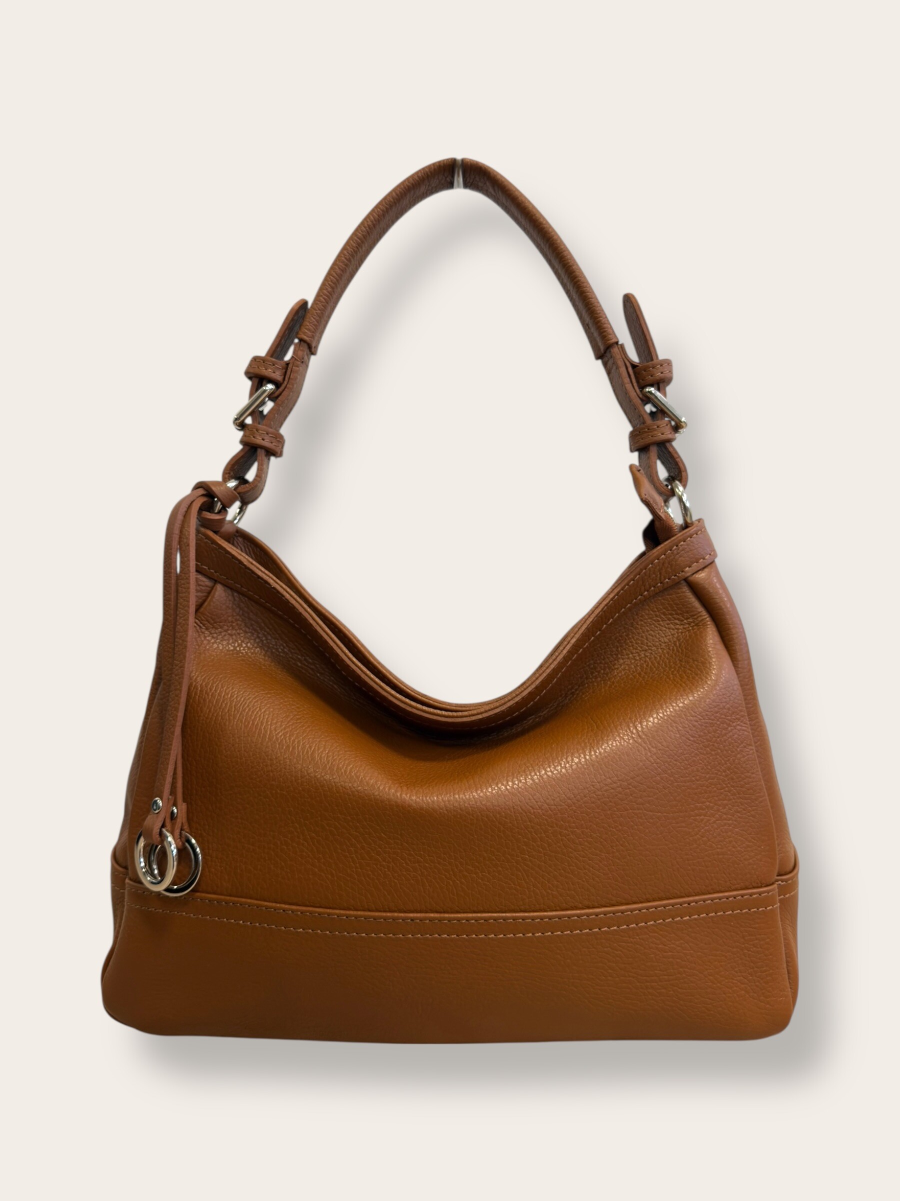 Grossiste CUOIO & CHIC - Sac à Épaule Hobo en Cuir Martelé