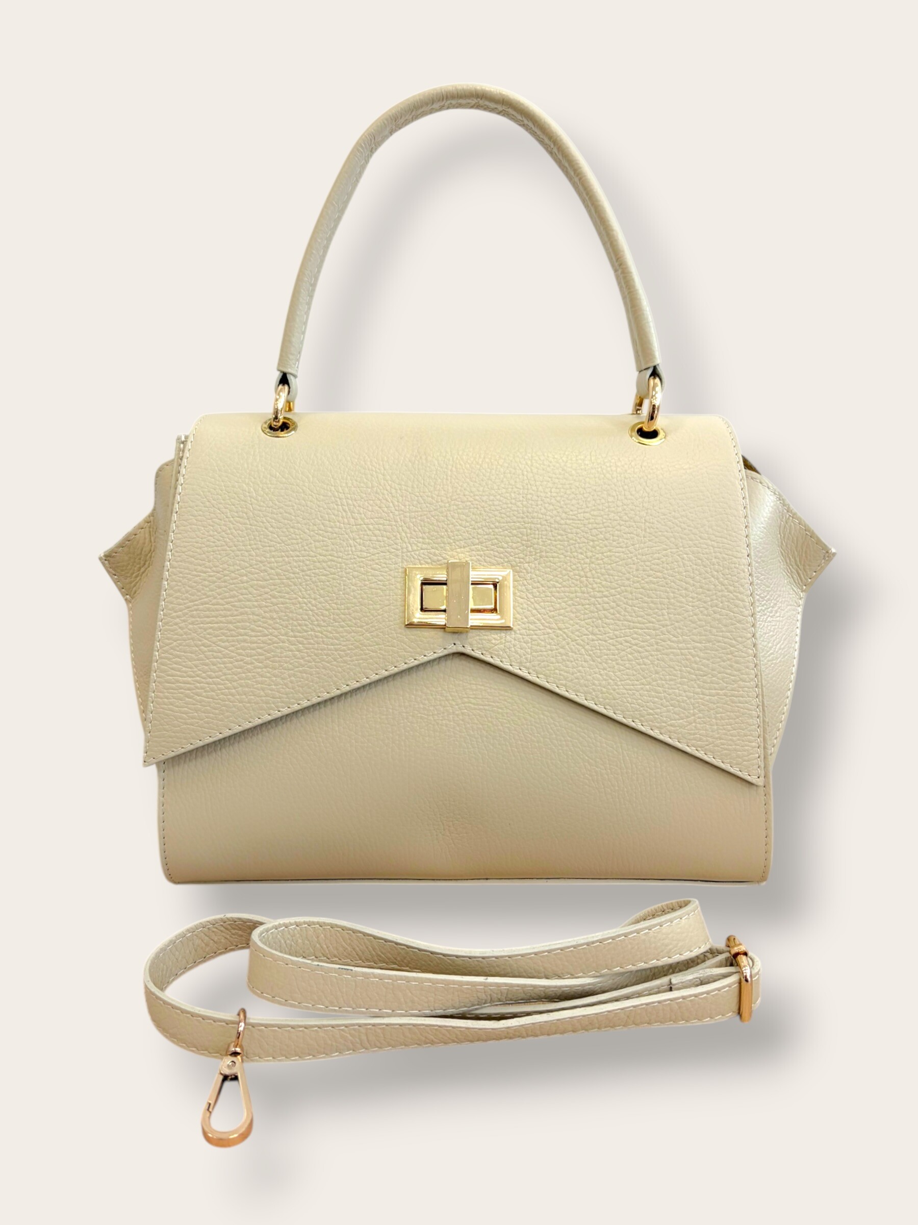 Grossiste CUOIO & CHIC - Sac à main en cuir grainé