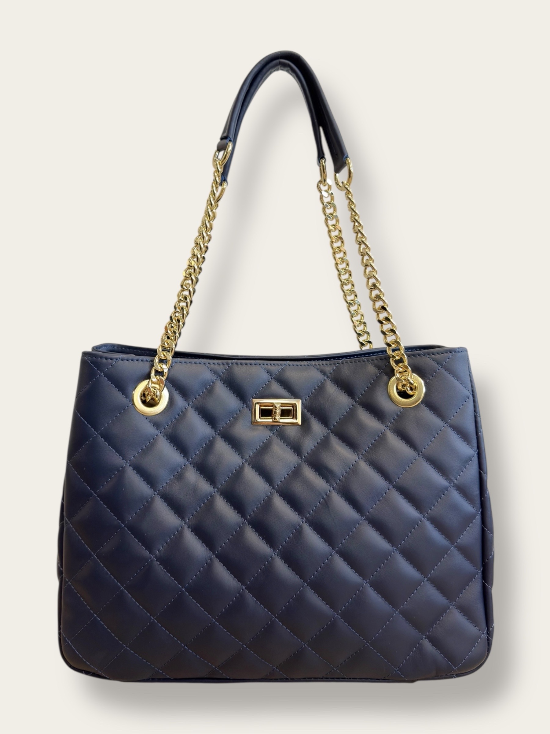 Grossista CUOIO & CHIC - Borsa S Spalla Elegante In Pelle Trapuntata