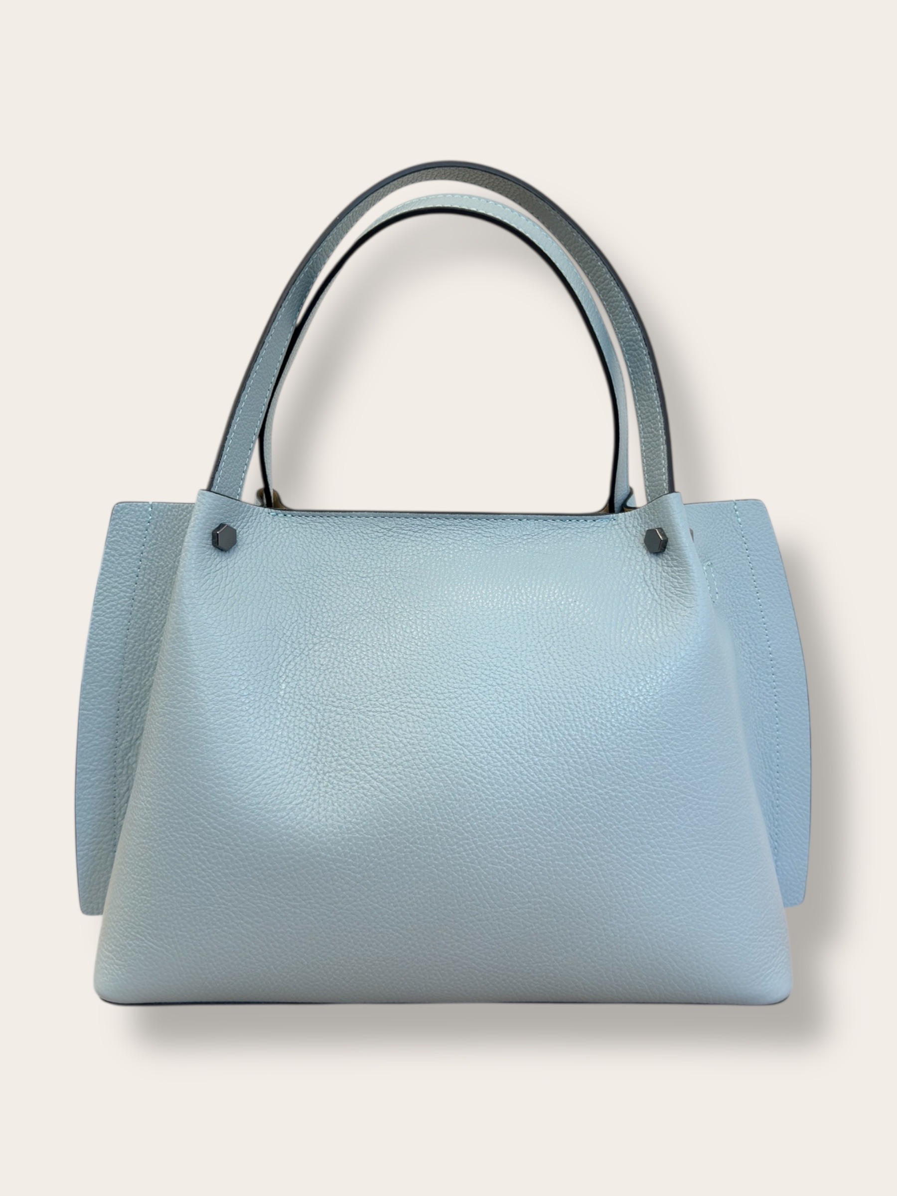 Grossista CUOIO & CHIC - Maxi Borsa A Mano Strutturata In Pelle Martellata