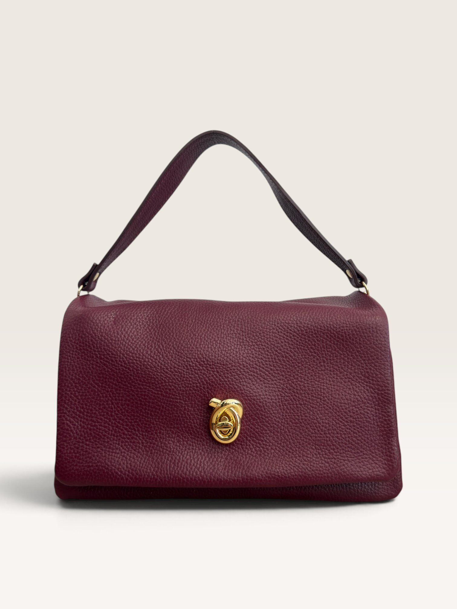 Grossiste CUOIO & CHIC - Sac bandoulière en cuir grainé