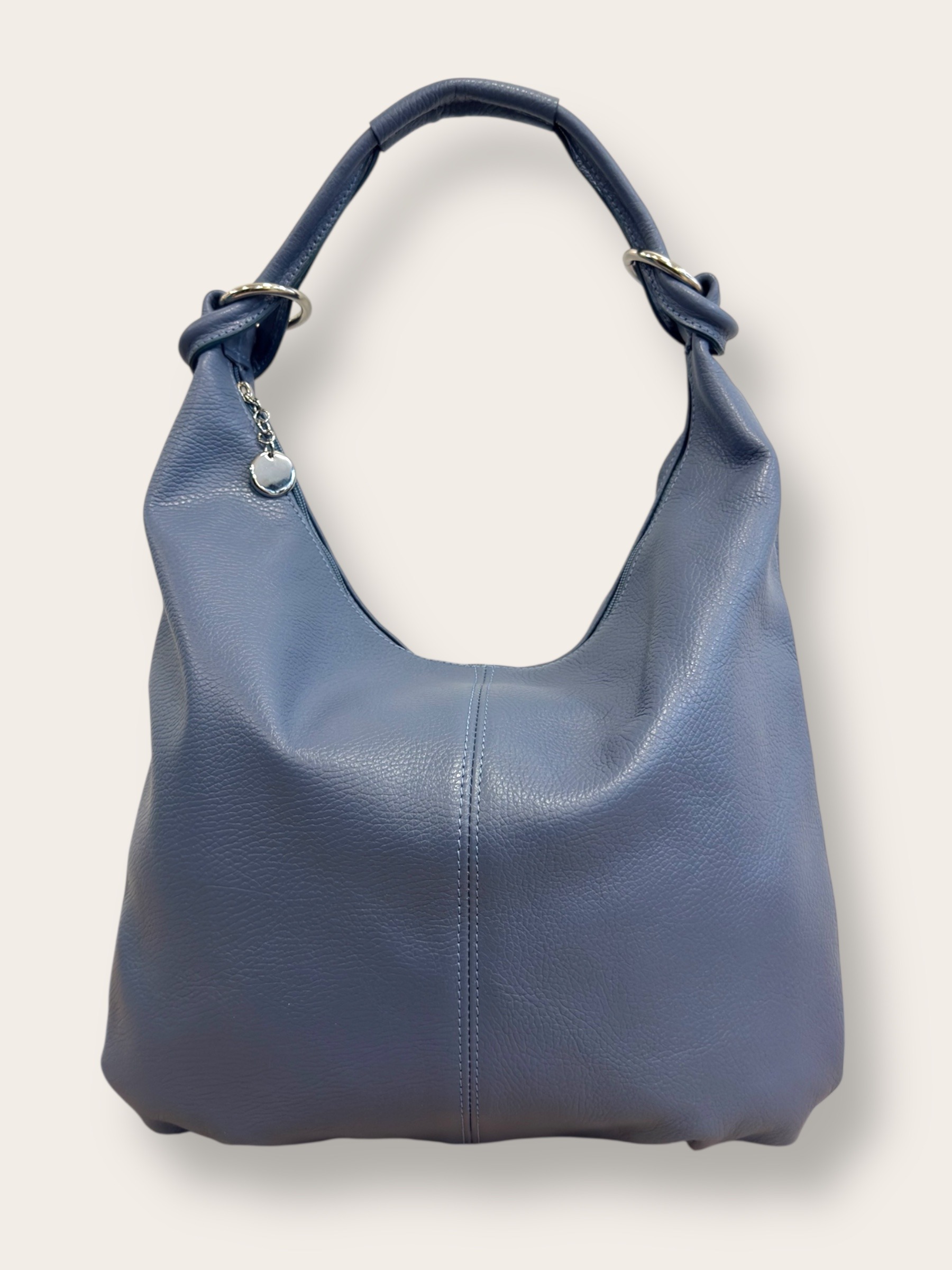 Grossista CUOIO & CHIC - Borsa Hobo In Pelle Martellata