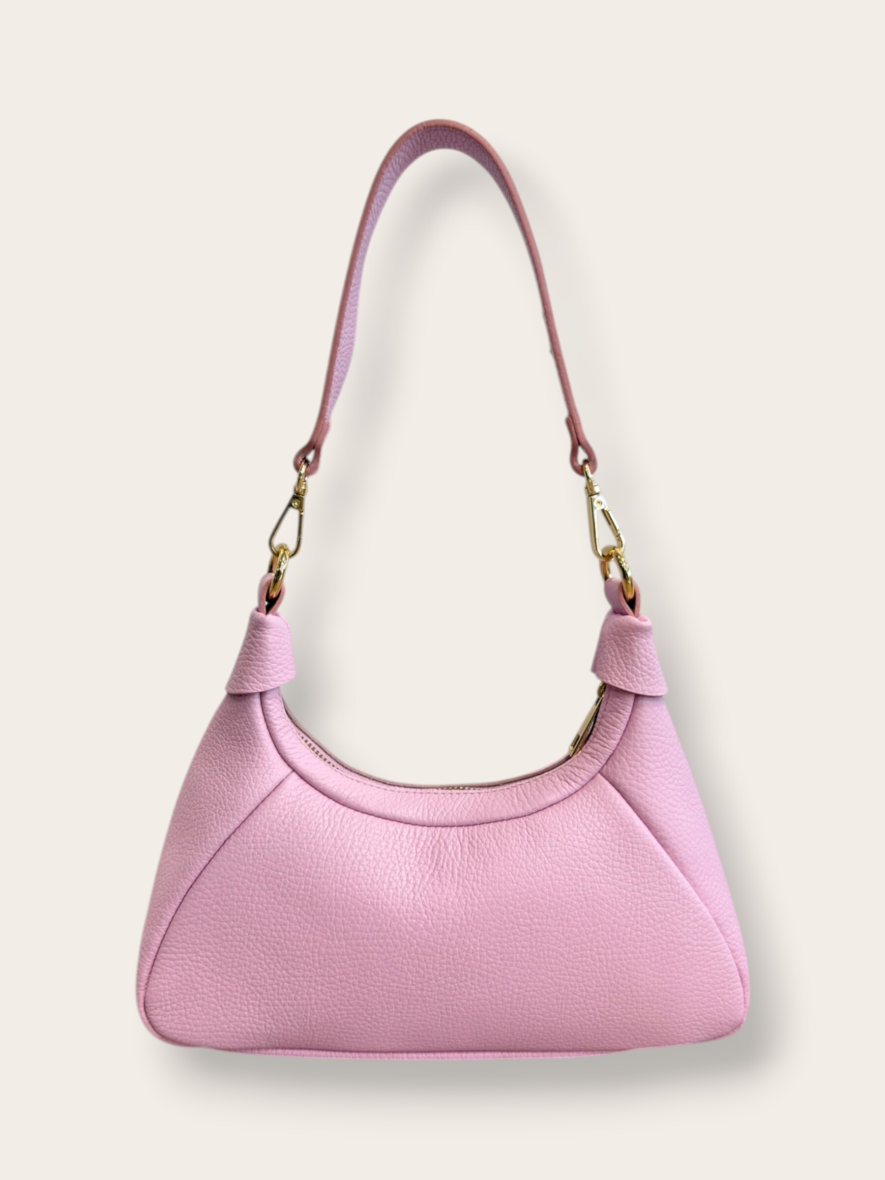 Wholesaler CUOIO & CHIC - Grained Leather Shoulder Bag