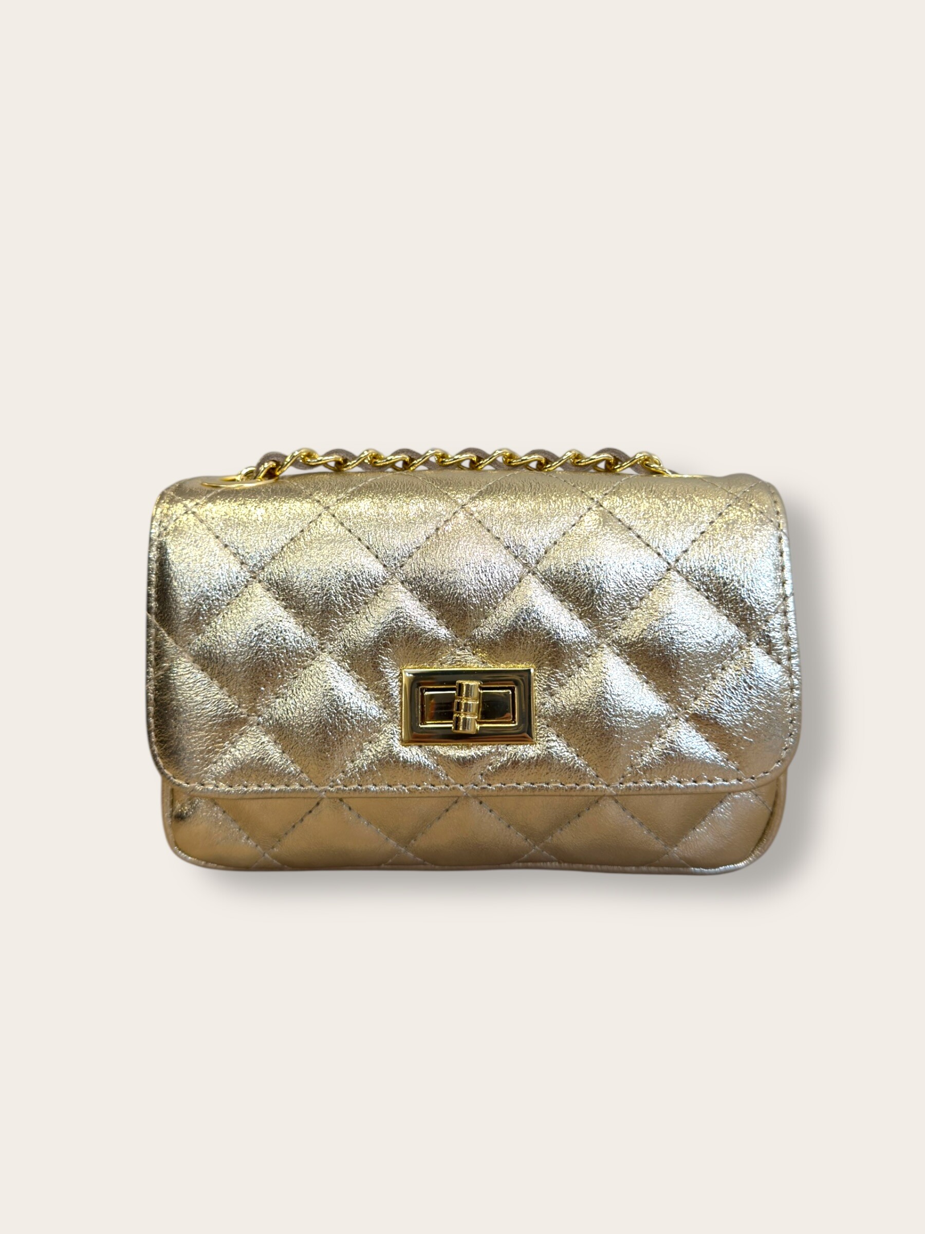Grossiste CUOIO & CHIC - Mini sac à rabat en cuir laminé