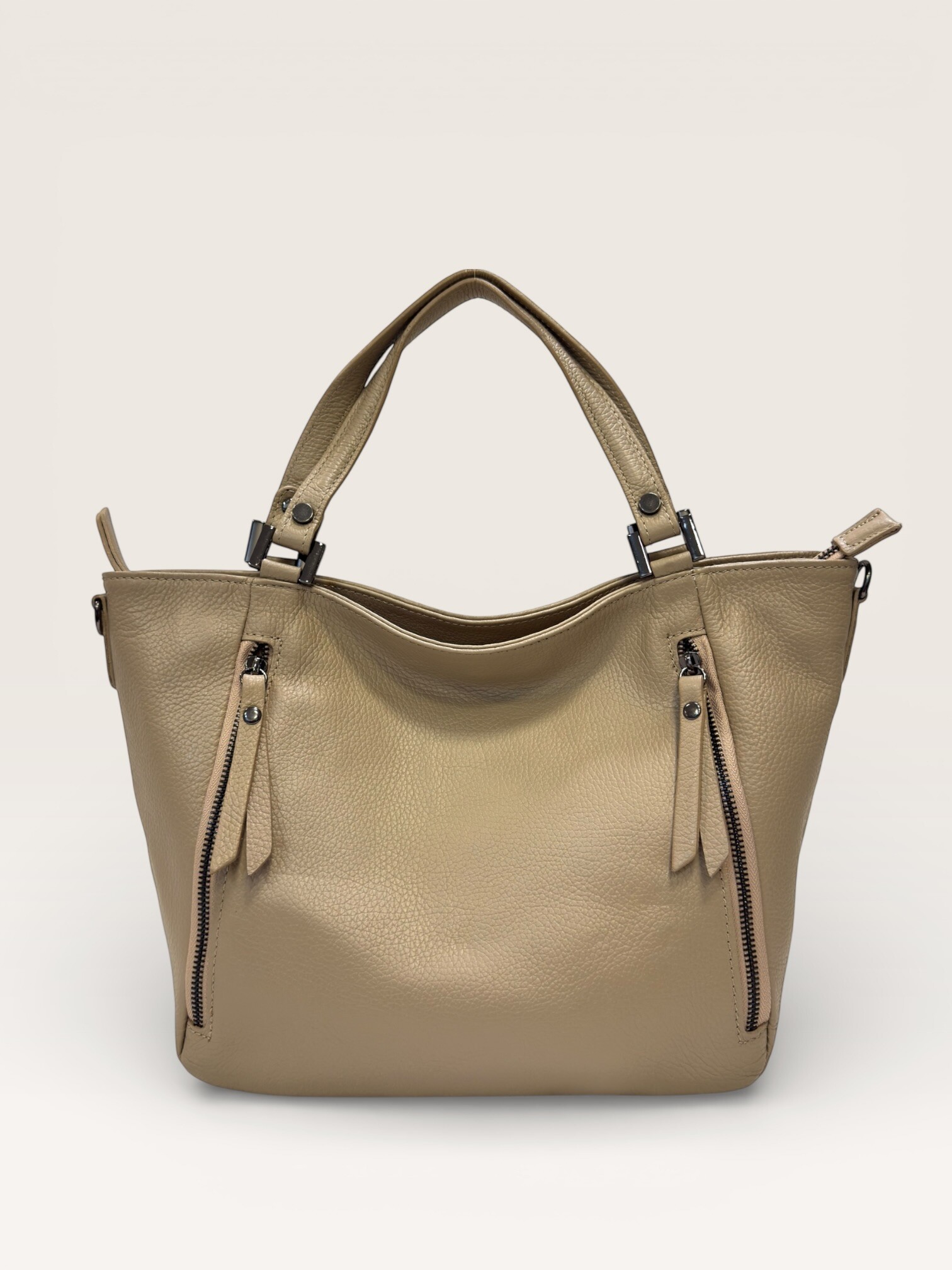 Wholesaler CUOIO & CHIC - Handbag and shoulder bag with zipper