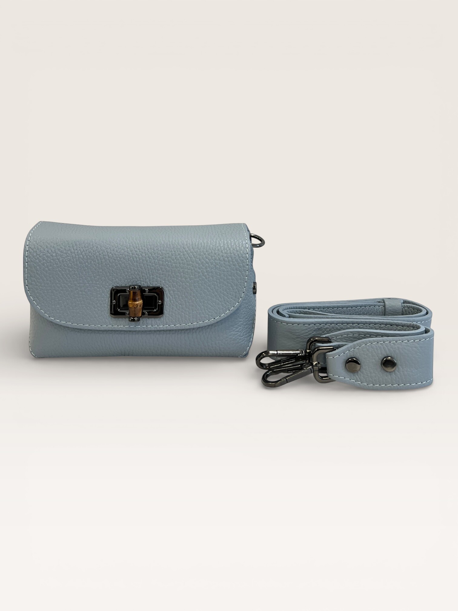 Wholesaler CUOIO & CHIC - Mini Bamboo Bag with Shoulder Strap