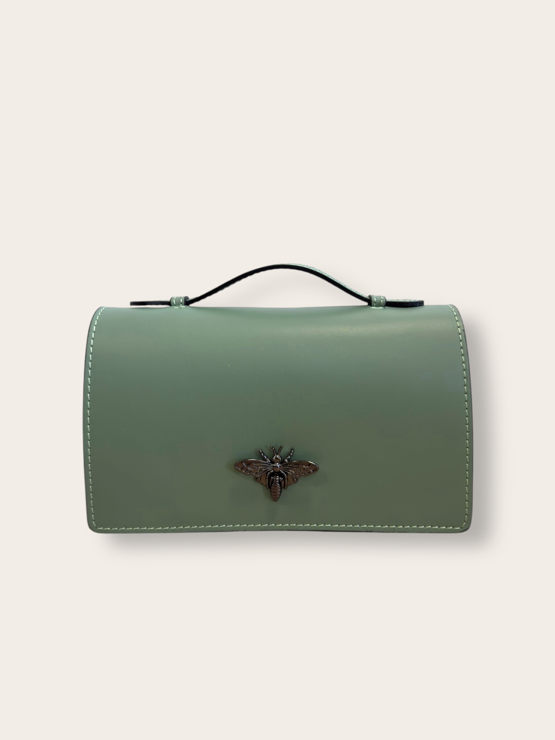 Wholesaler CUOIO & CHIC - Smooth leather bee crossbody bag