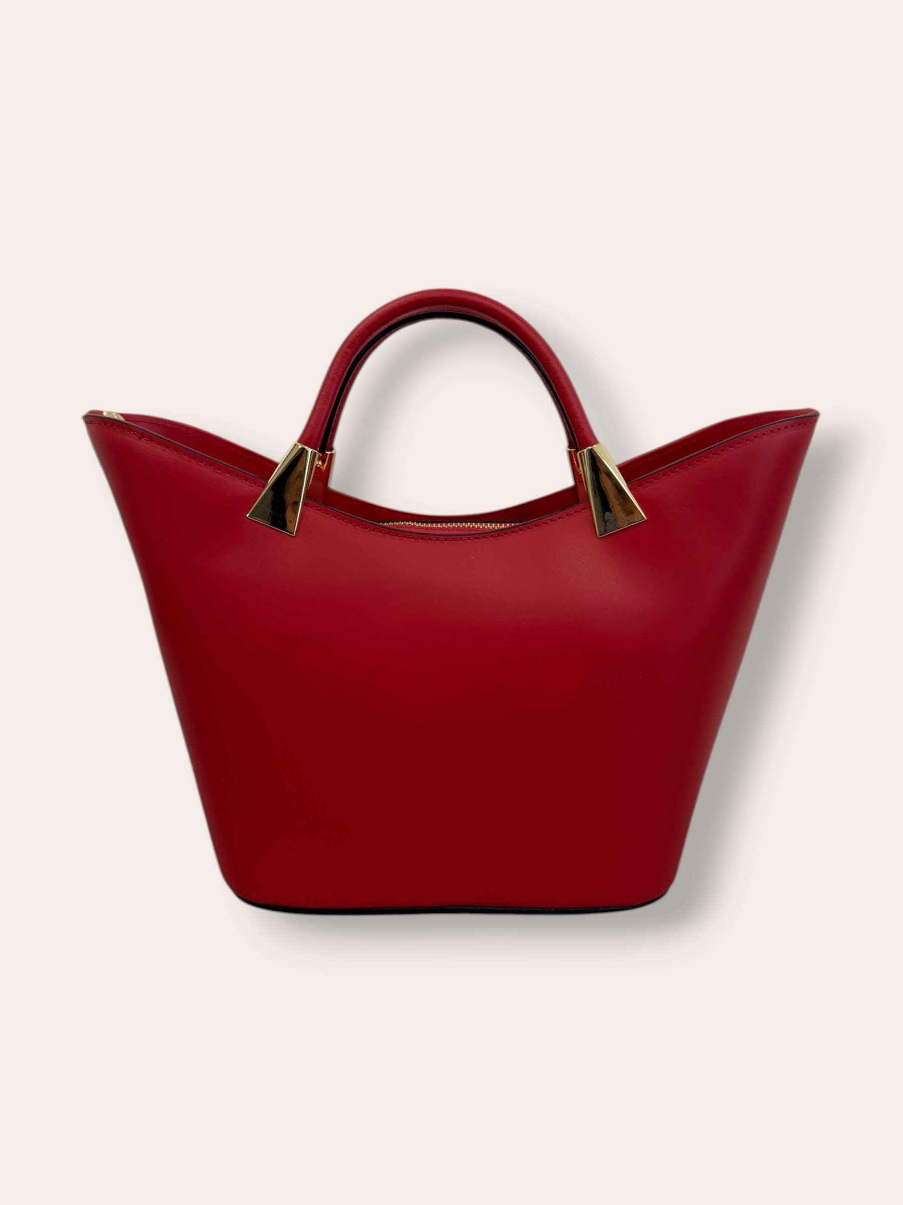 Mayorista CUOIO & CHIC - Bolso de mano estructurado en cuero genuino