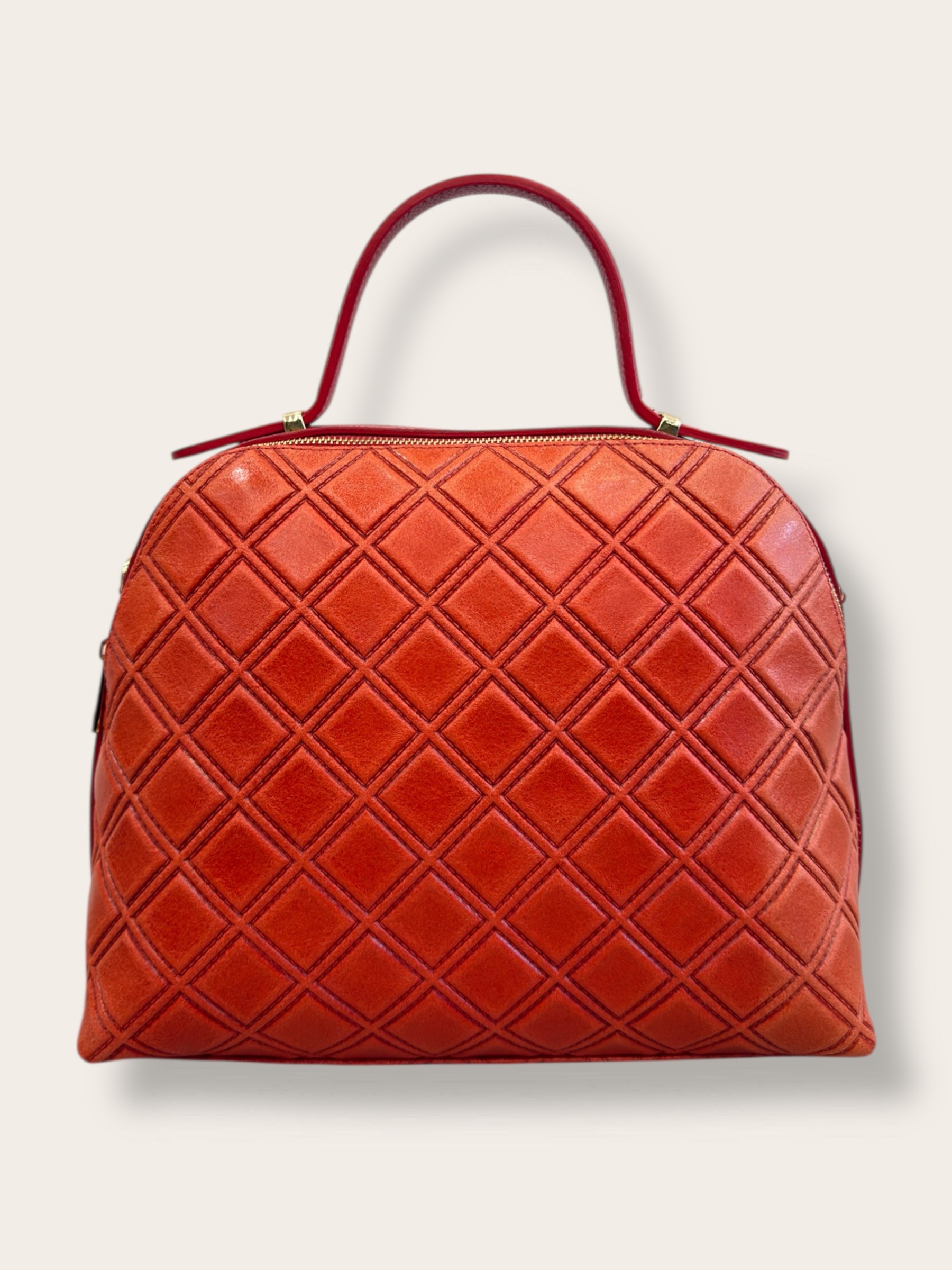 Grossista CUOIO & CHIC - Borsa A Mano Rigida In Camoscio Stampato Pitone