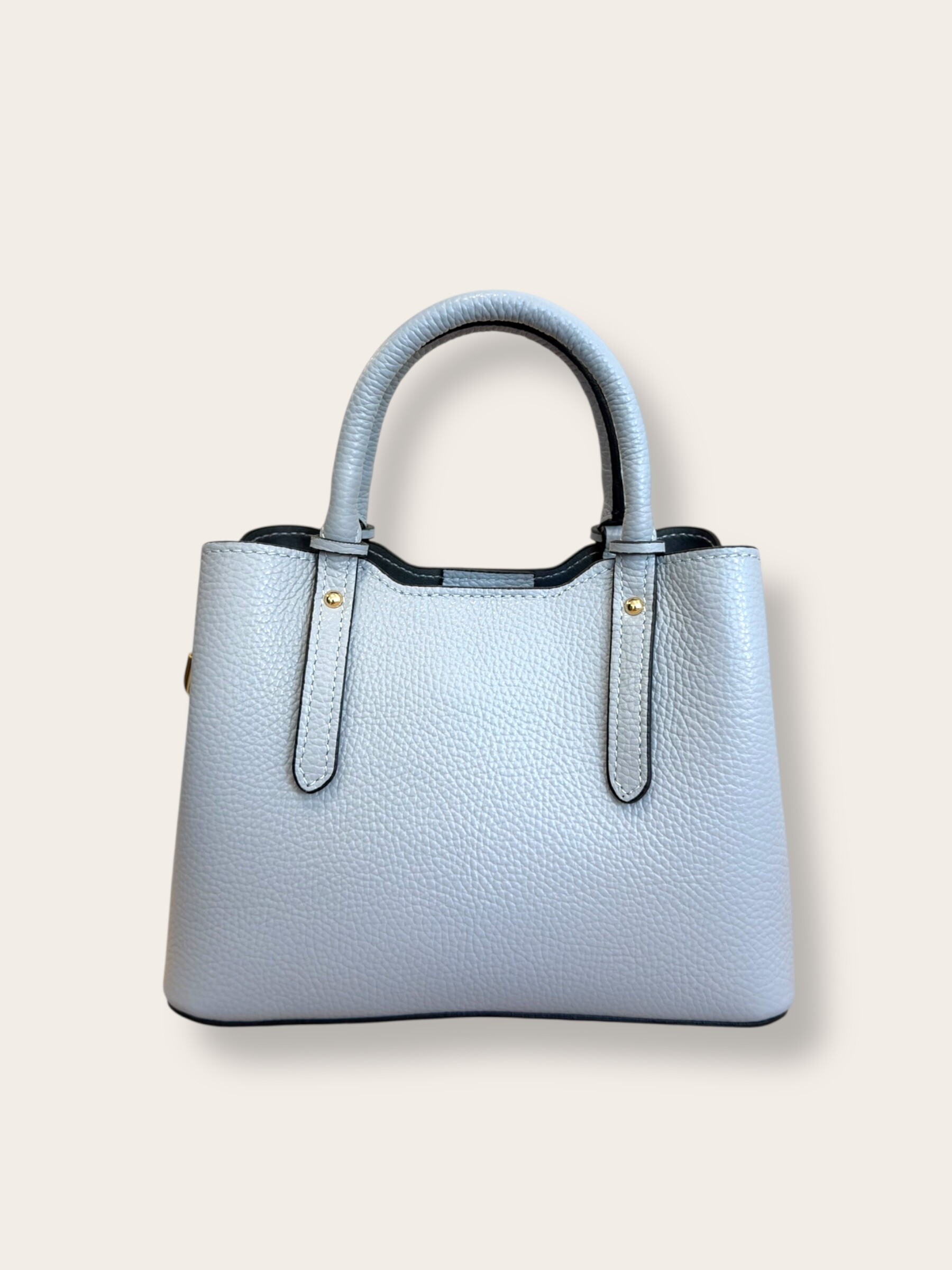 Grossiste CUOIO & CHIC - Sac Compact à Trois Compartiments en Cuir Grainé