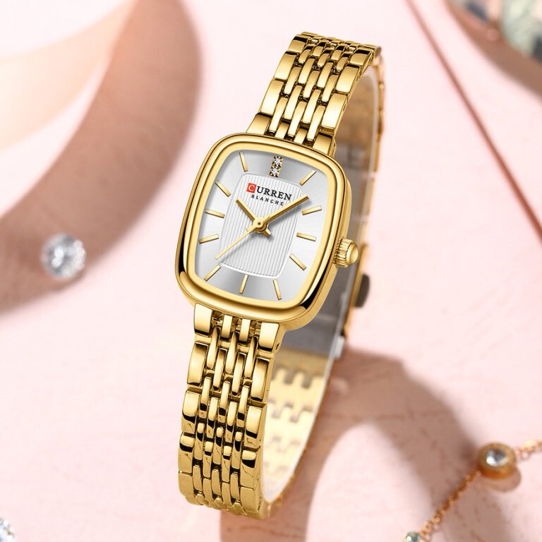 Grossiste CURREN - Montre tendance femme Curren  bracelet en acier water resistant 30m