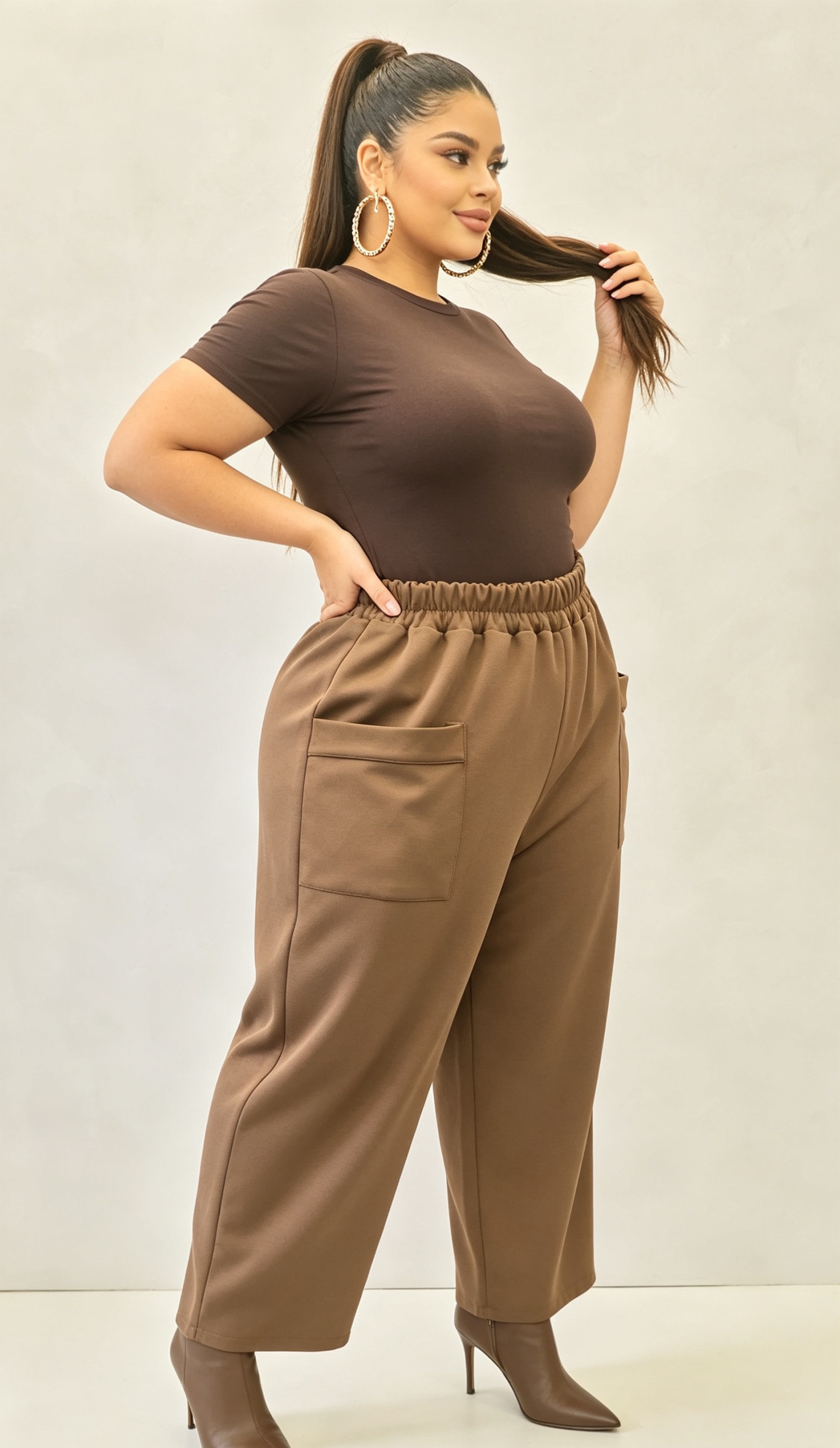 Wholesaler CURVY RONDE (Grande Taille/Over Size) - Plus size women's pants, one size fits all