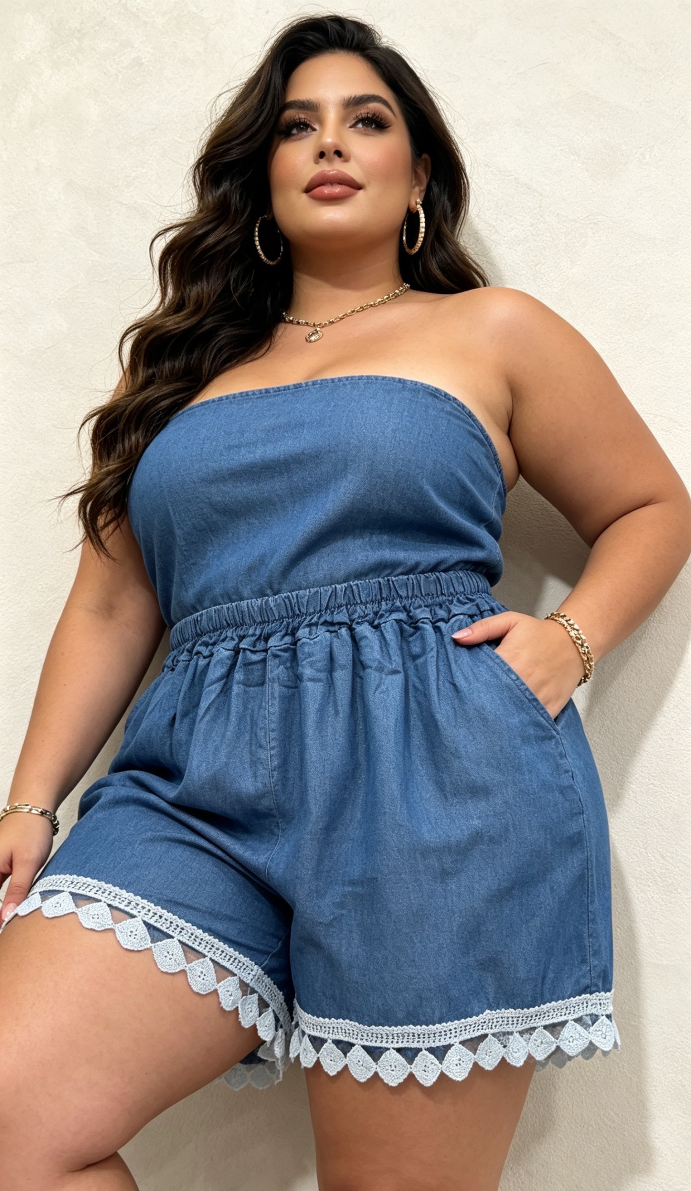 Großhändler CURVY RONDE (Grande Taille/Over Size) - Shorts in großen Größen
