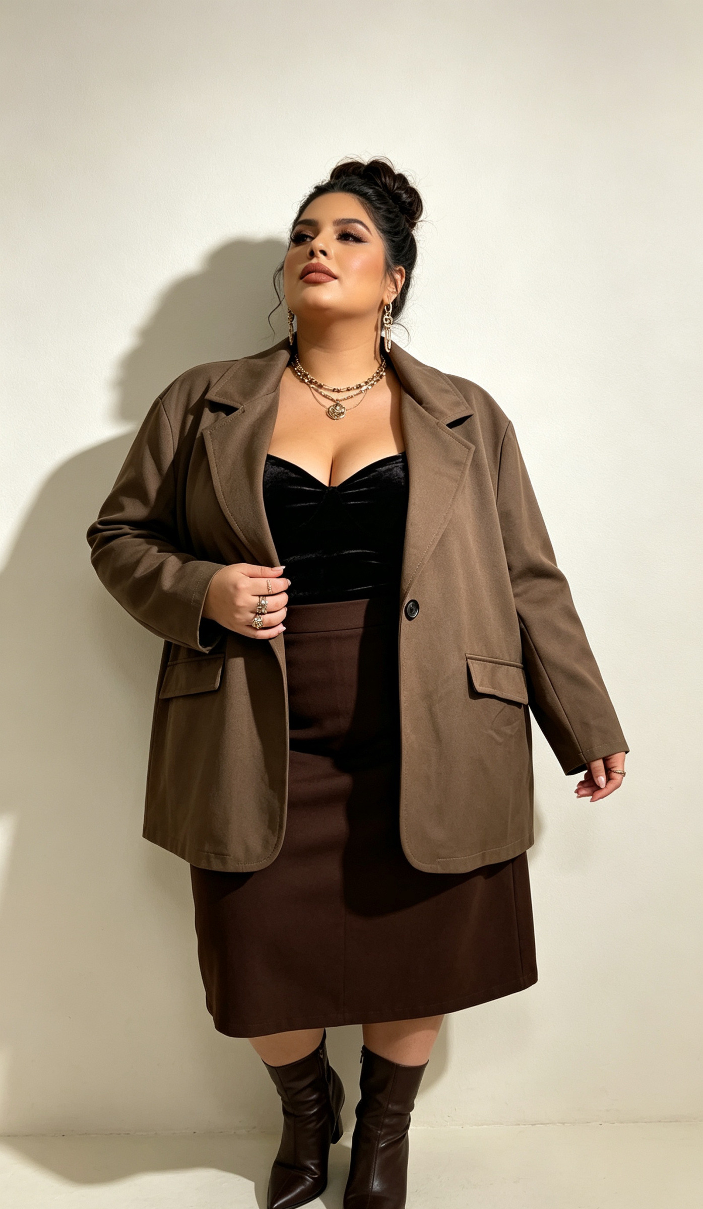 Wholesaler CURVY RONDE (Grande Taille/Over Size) - plus size women's blazer
