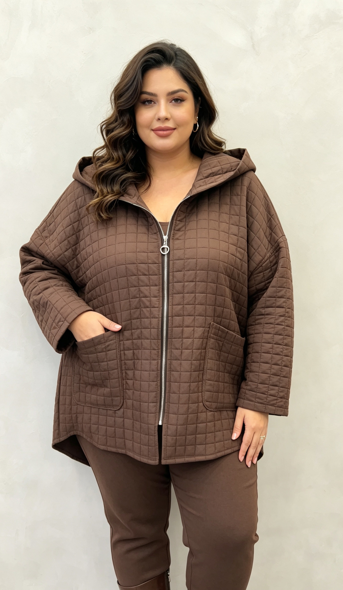 Wholesaler CURVY RONDE (Grande Taille/Over Size) - Plus size quilted jacket