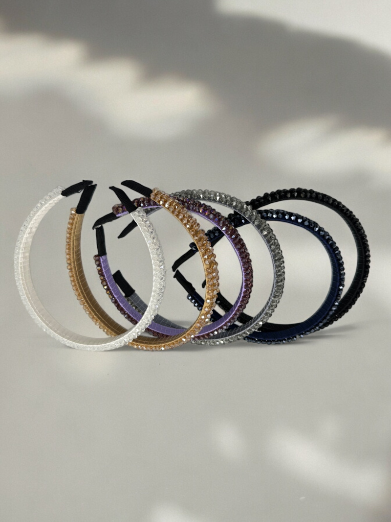 Großhändler D Bijoux - Stirnband mit Strassperlen