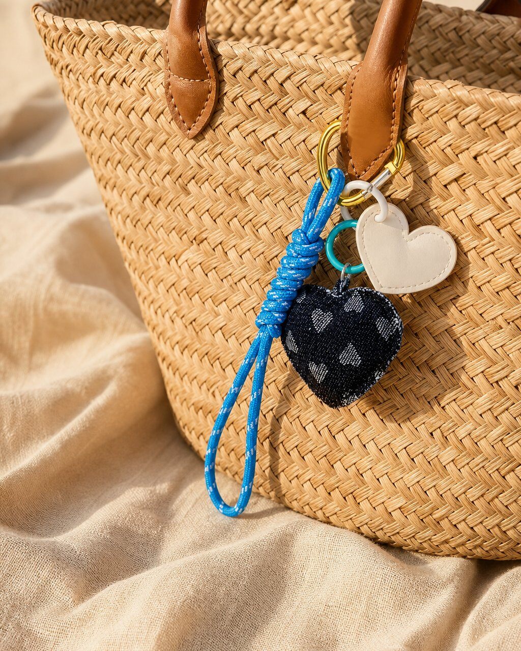 Mayorista D Bijoux - Llavero de bolso con amuleto de corazón