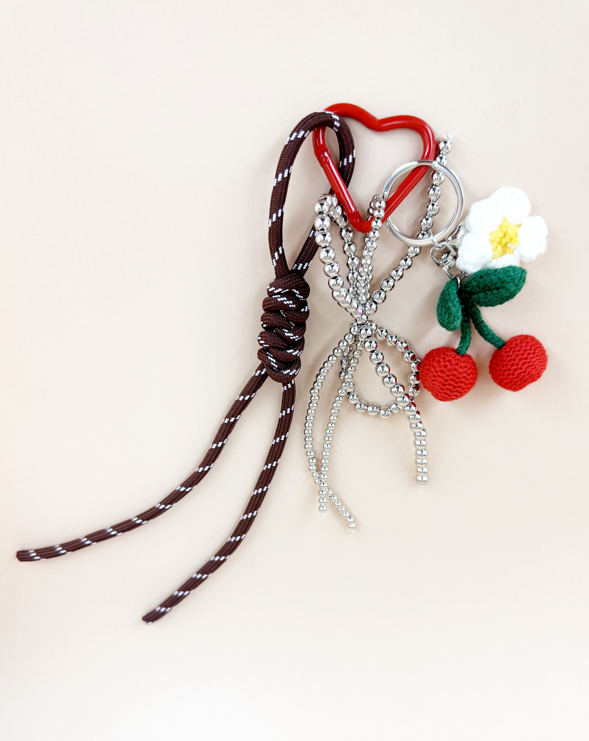 Wholesaler D Bijoux - GRIGRI Bag jewelry, Key Key Key Beads Cordon