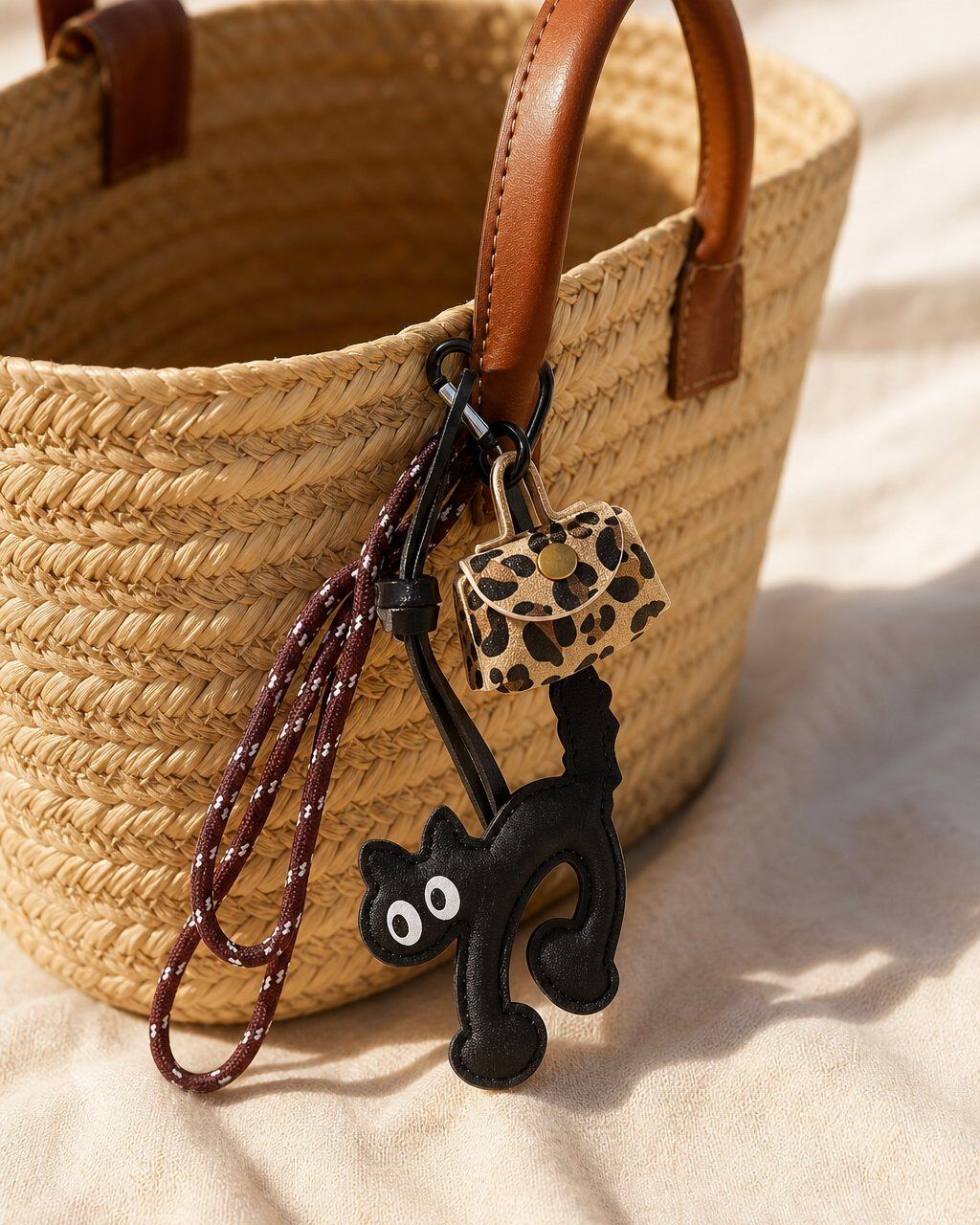 Großhändler D Bijoux - Schwarze Katzen-Talisman-Taschenschlüsselanhänger