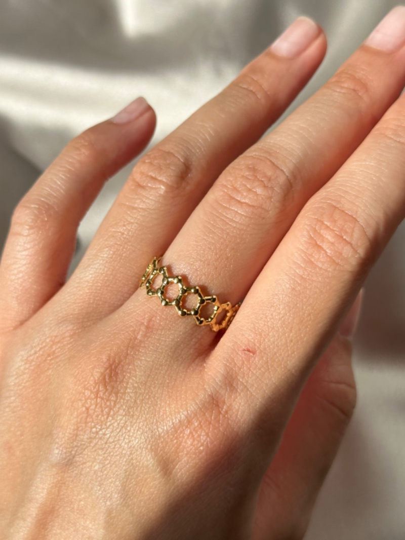 Grossiste D Bijoux - Bague Acier Inoxydable Ajustable