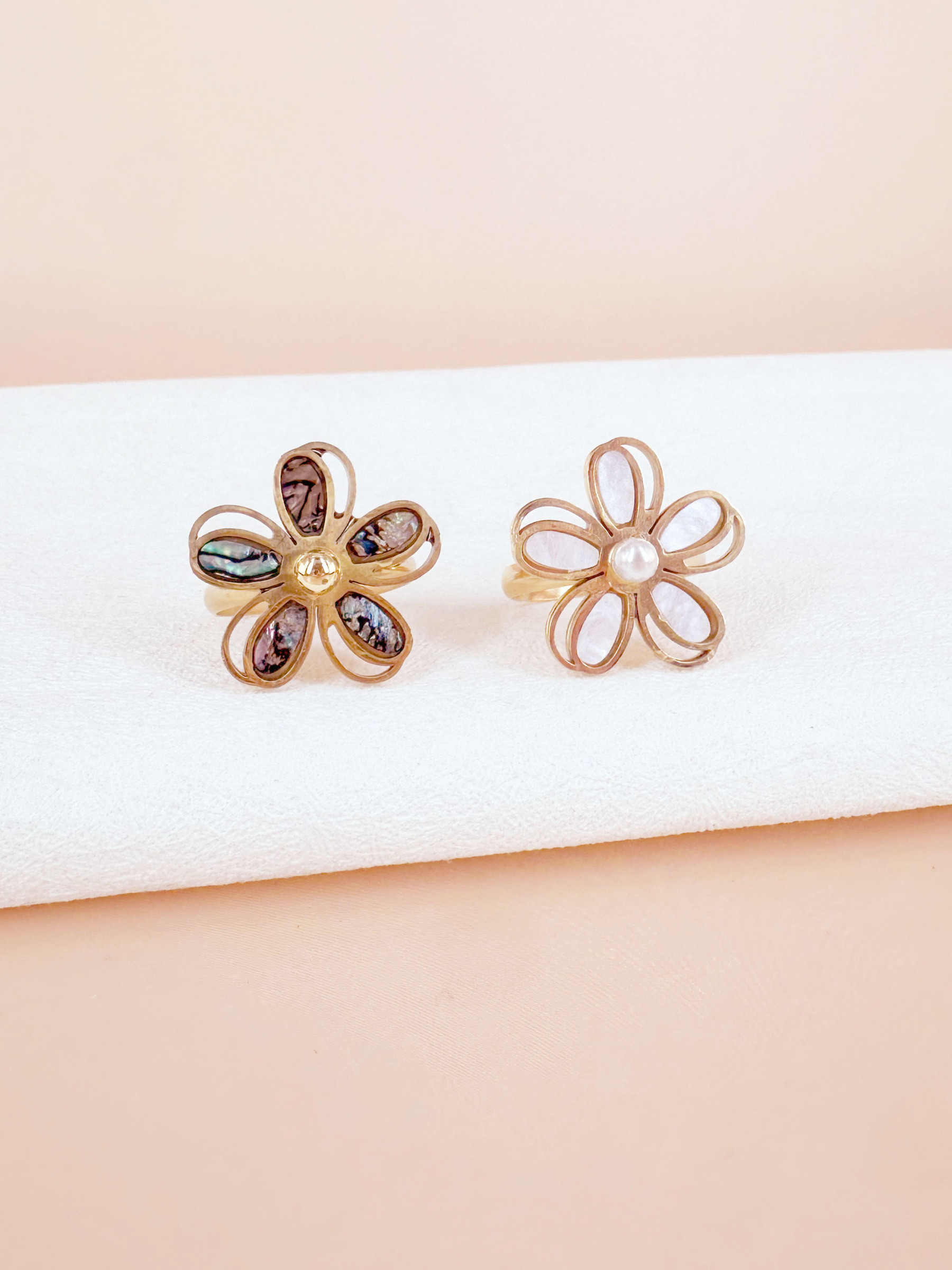 Wholesaler D Bijoux - Stainless steel flower ring