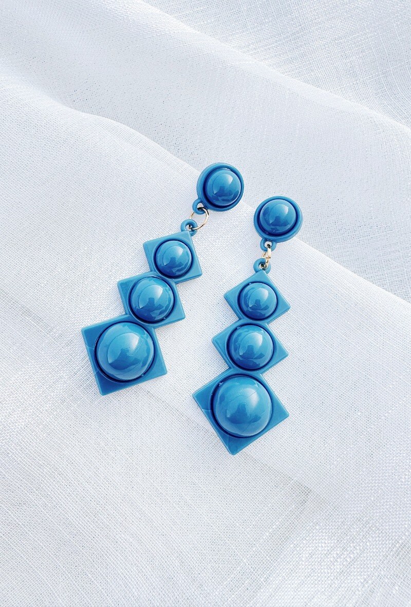 Grossiste D Bijoux - Boucles d'oreilles pendantes multi rond