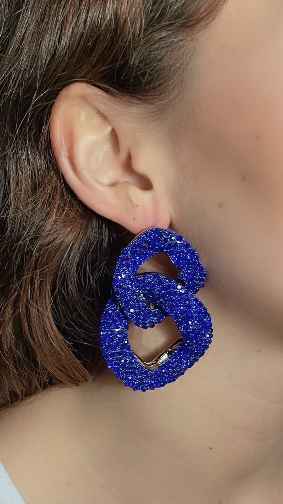 Wholesaler D Bijoux - Rhinestone earrings