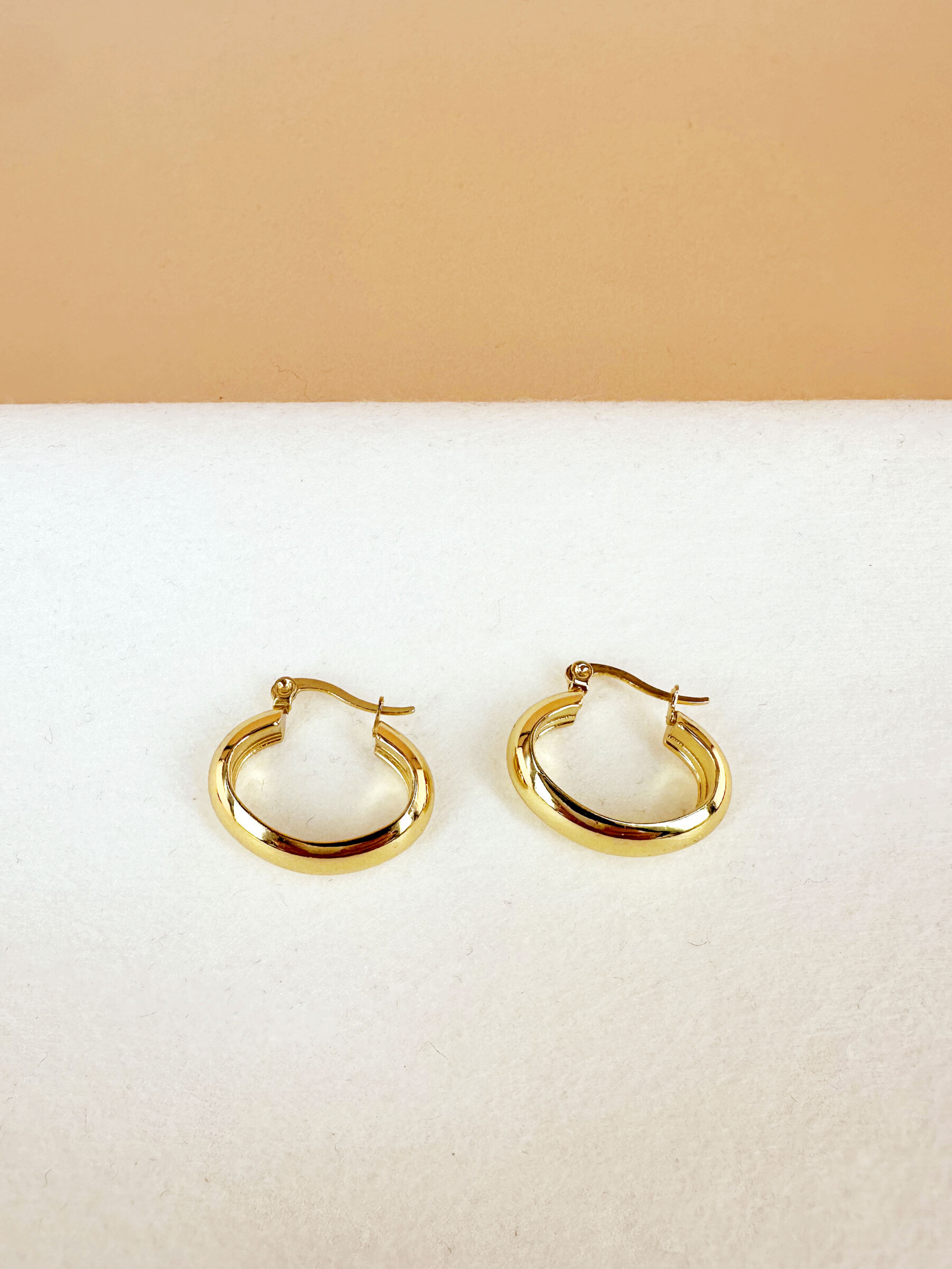 Wholesaler D Bijoux - stainless steel hoop earrings