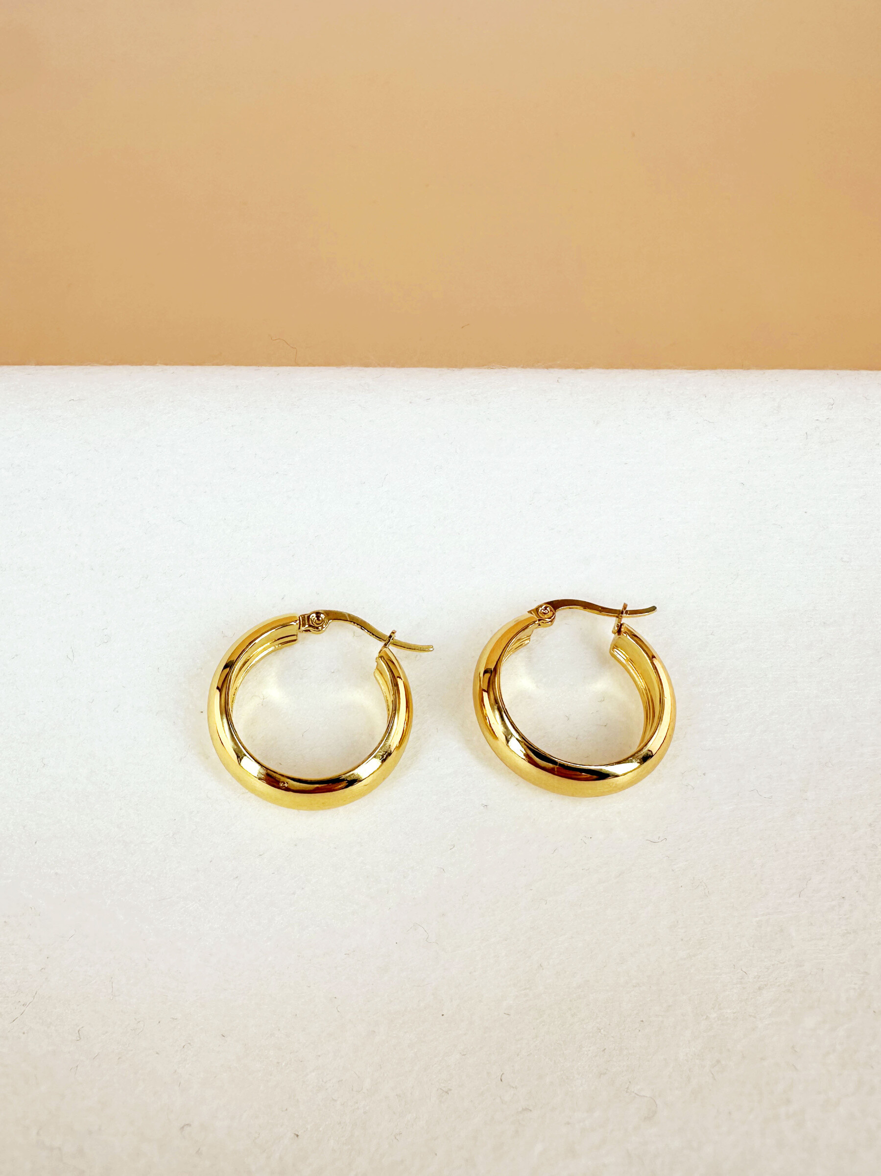 Wholesaler D Bijoux - stainless steel hoop earrings