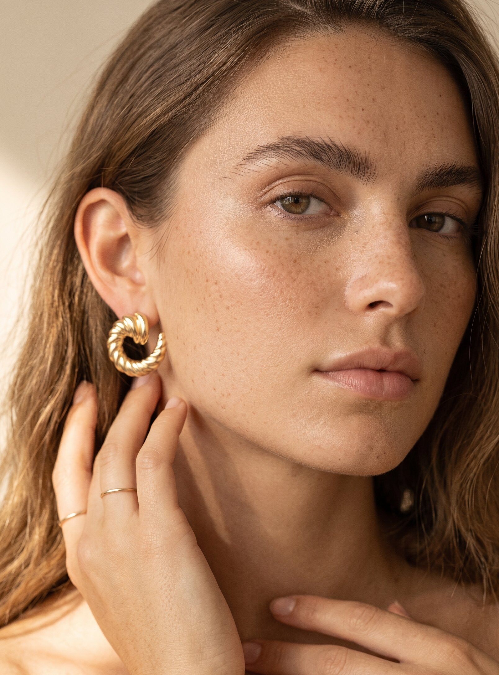 Grossiste D Bijoux - Boucles d'oreilles or acier inoxydable