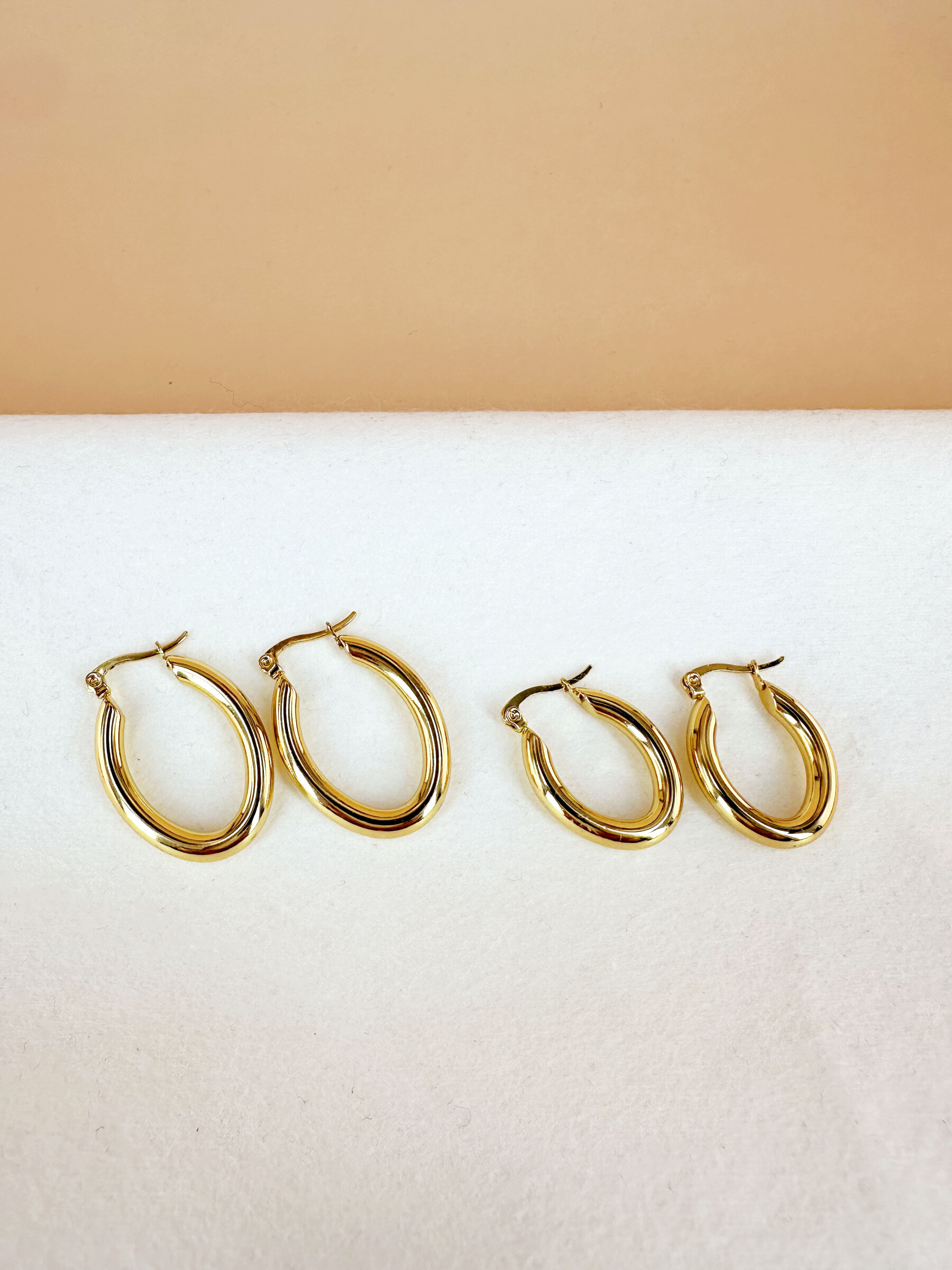 Wholesaler D Bijoux - stainless steel hoop earrings