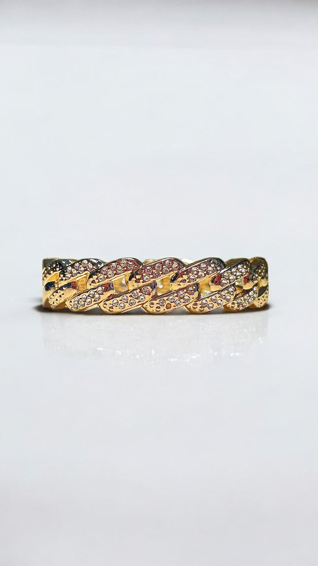 Großhändler D Bijoux - Goldenes Metallarmband