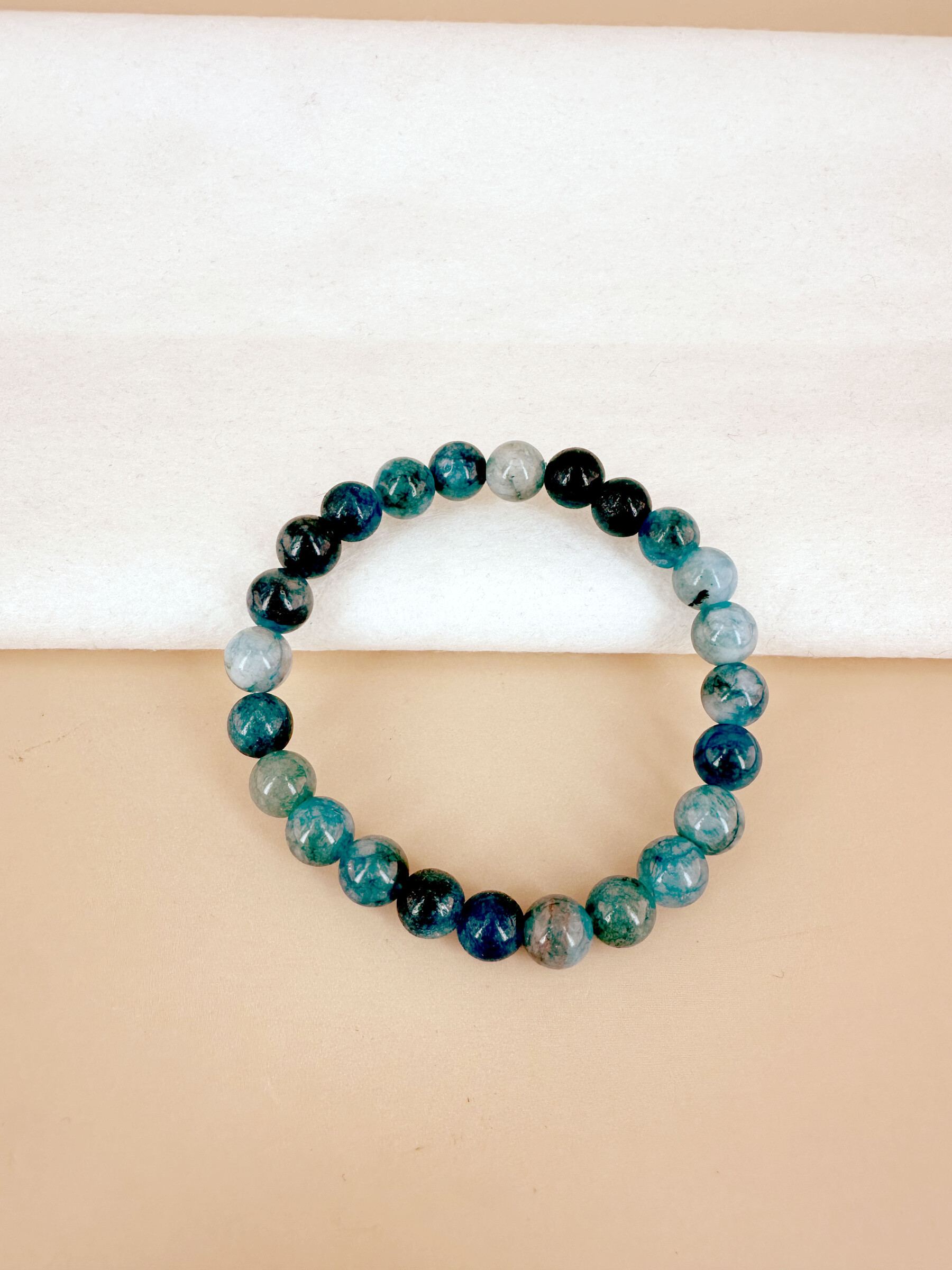 Großhändler D Bijoux - Natursteinarmband 8 mm