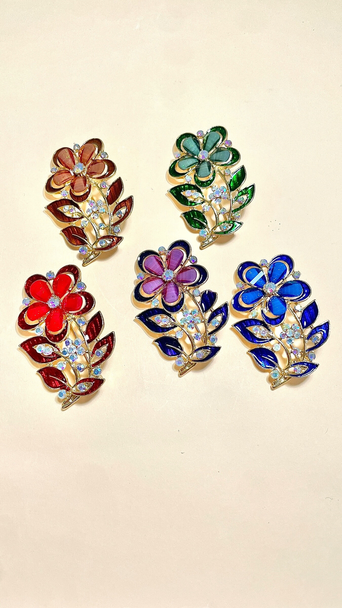 Mayorista D Bijoux - Broche de hoja de acero inoxidable
