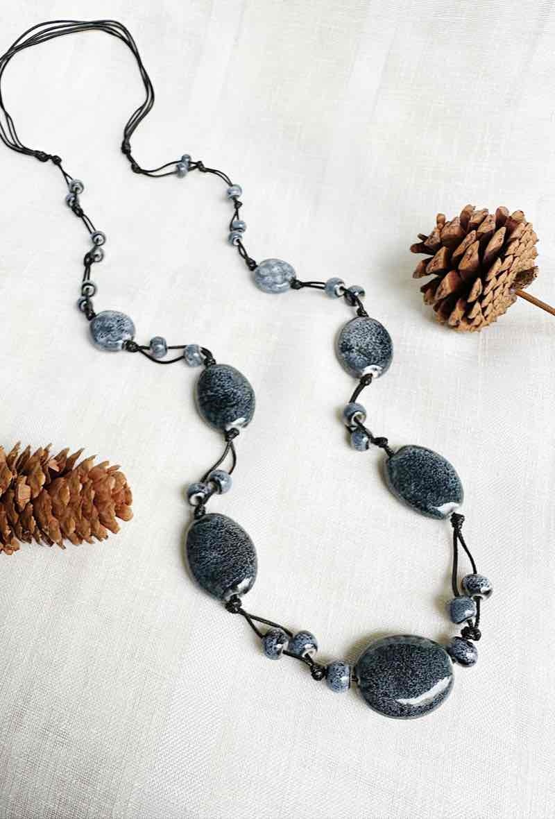 Mayorista D Bijoux - Collar largo de cerámica