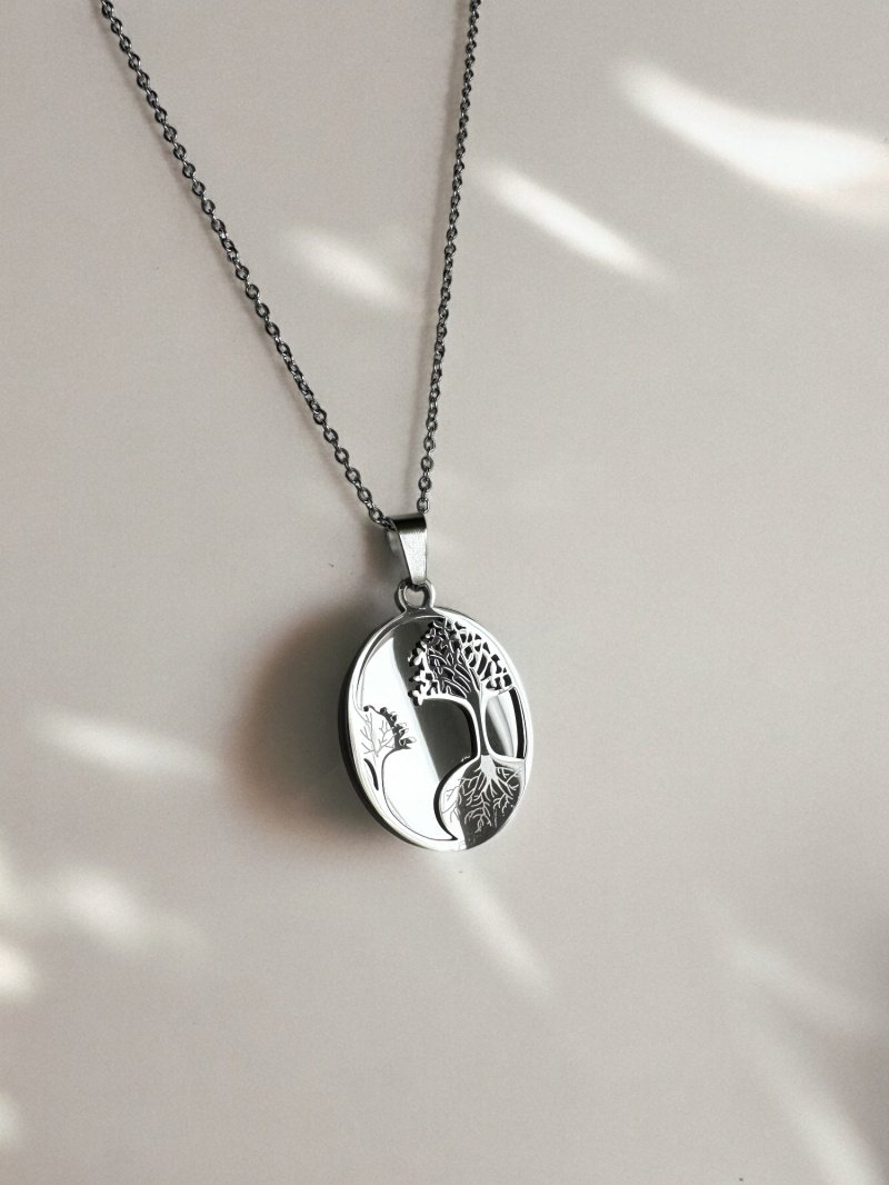 Wholesaler D Bijoux - Stainless steel tree of life necklace