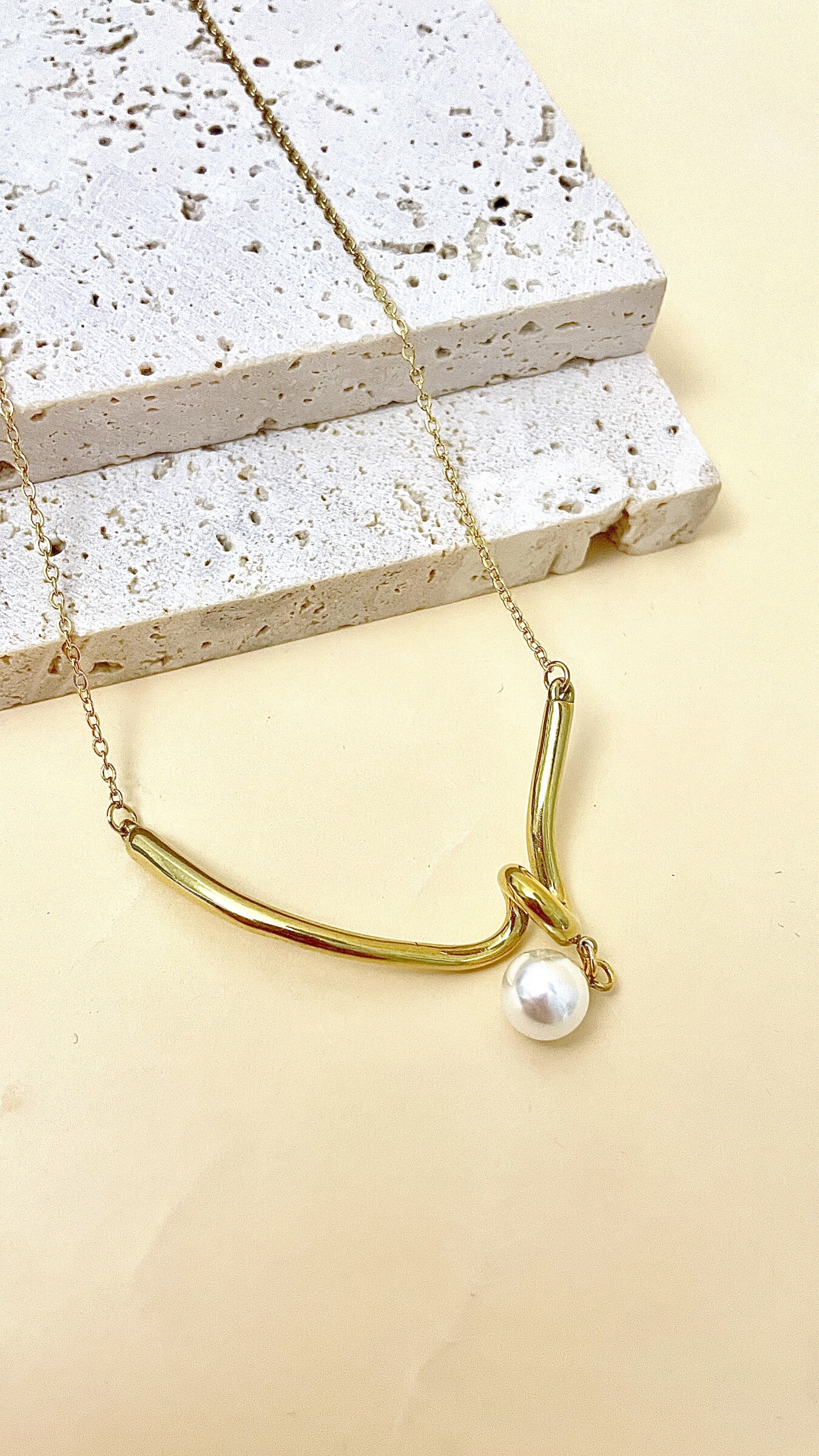 Großhändler D Bijoux - Halskette aus Edelstahl