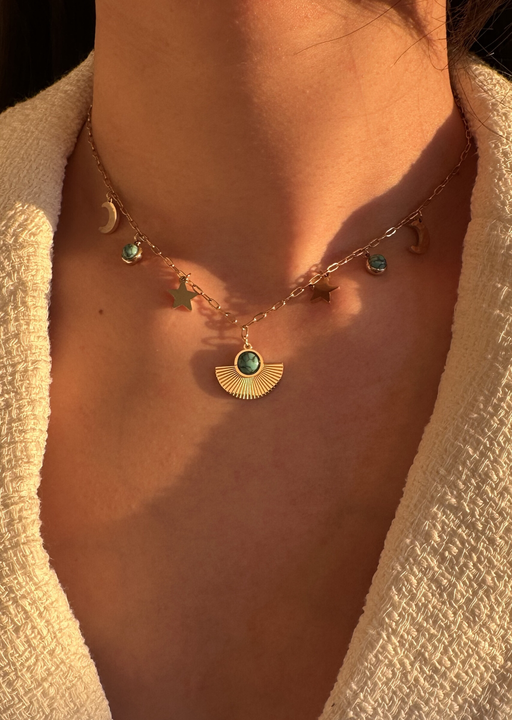 Mayorista D Bijoux - Collar de encantos de acero inoxidable