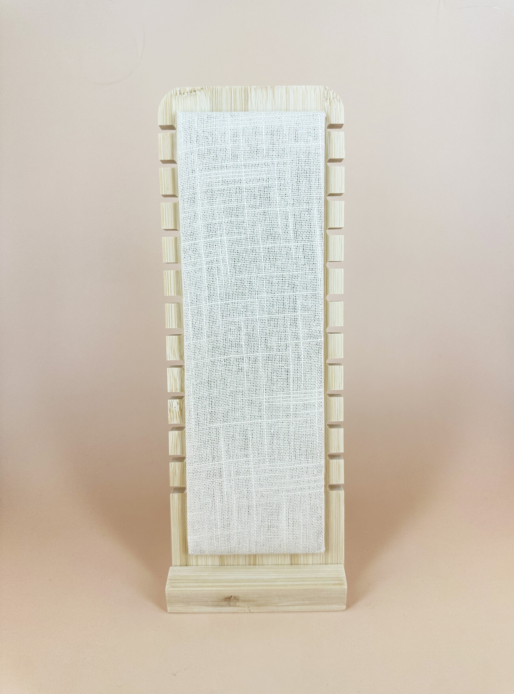 Wholesaler D Bijoux - Wood and fabric jewelry display